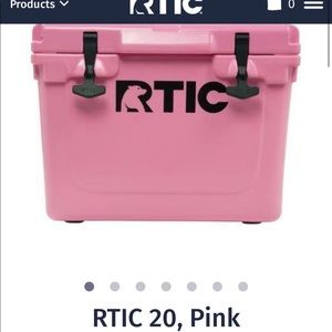 Pink RTIC similar to YETI cooler